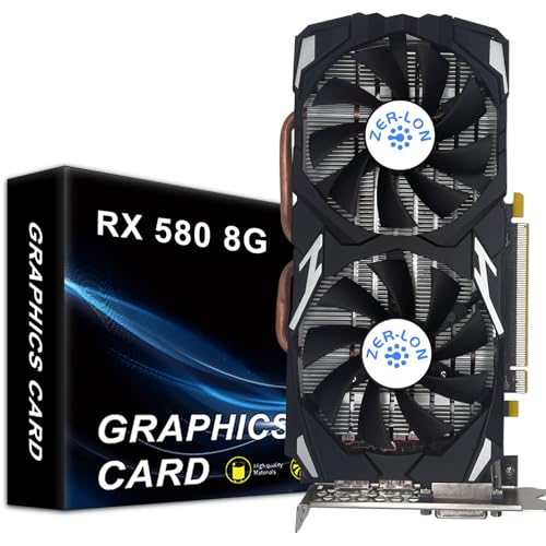 Amazon | ZER-LON RX 580 8GB グラフィックスカード 2048SP 1289MHz